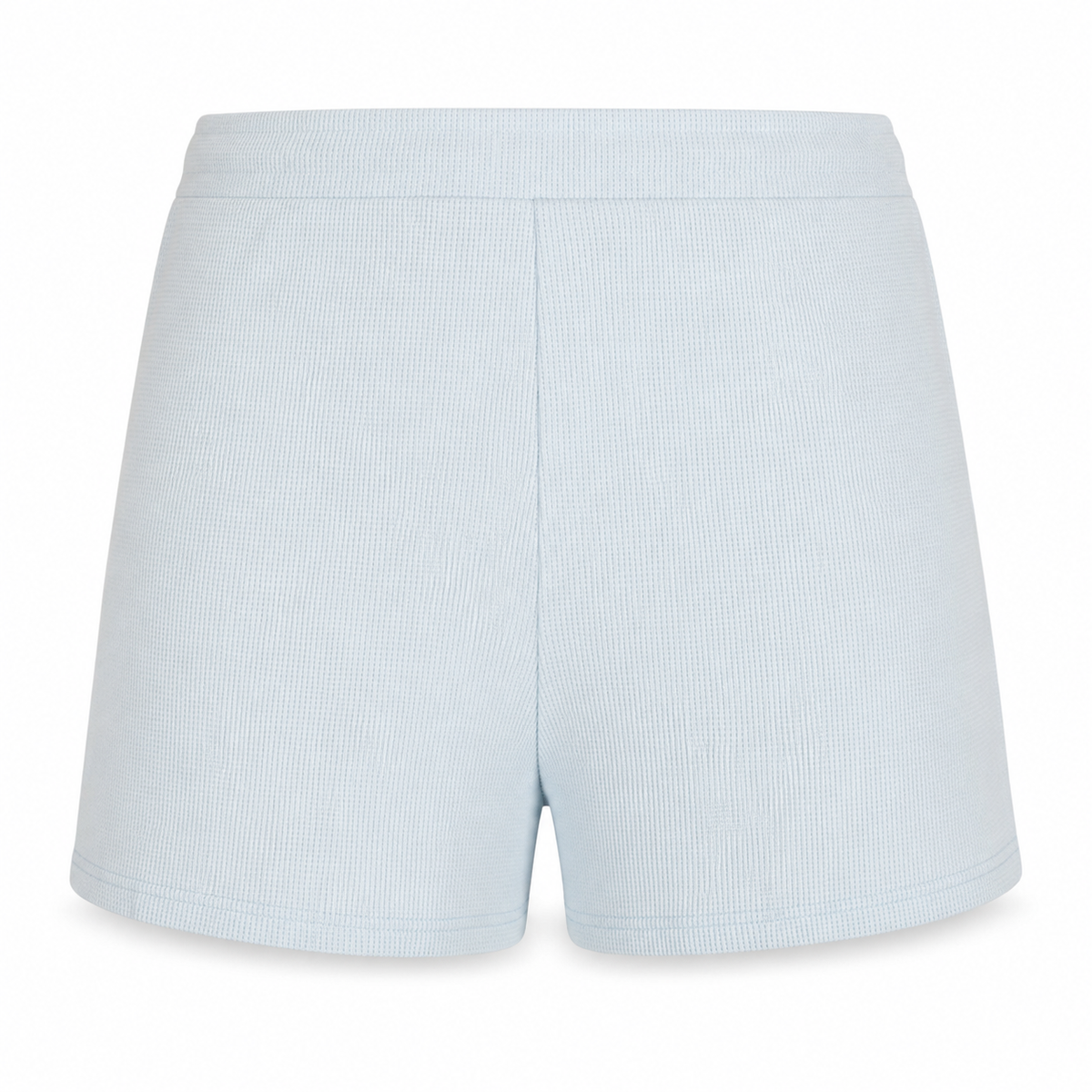 Women Waffle Knit Drawstring Shorts