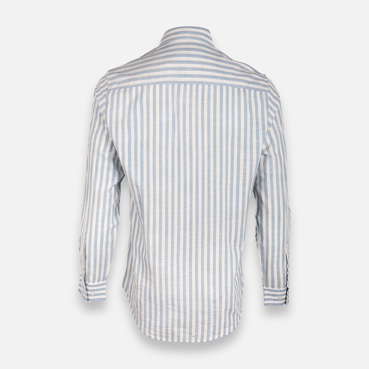 Men Striped Shirt Long Sleeve