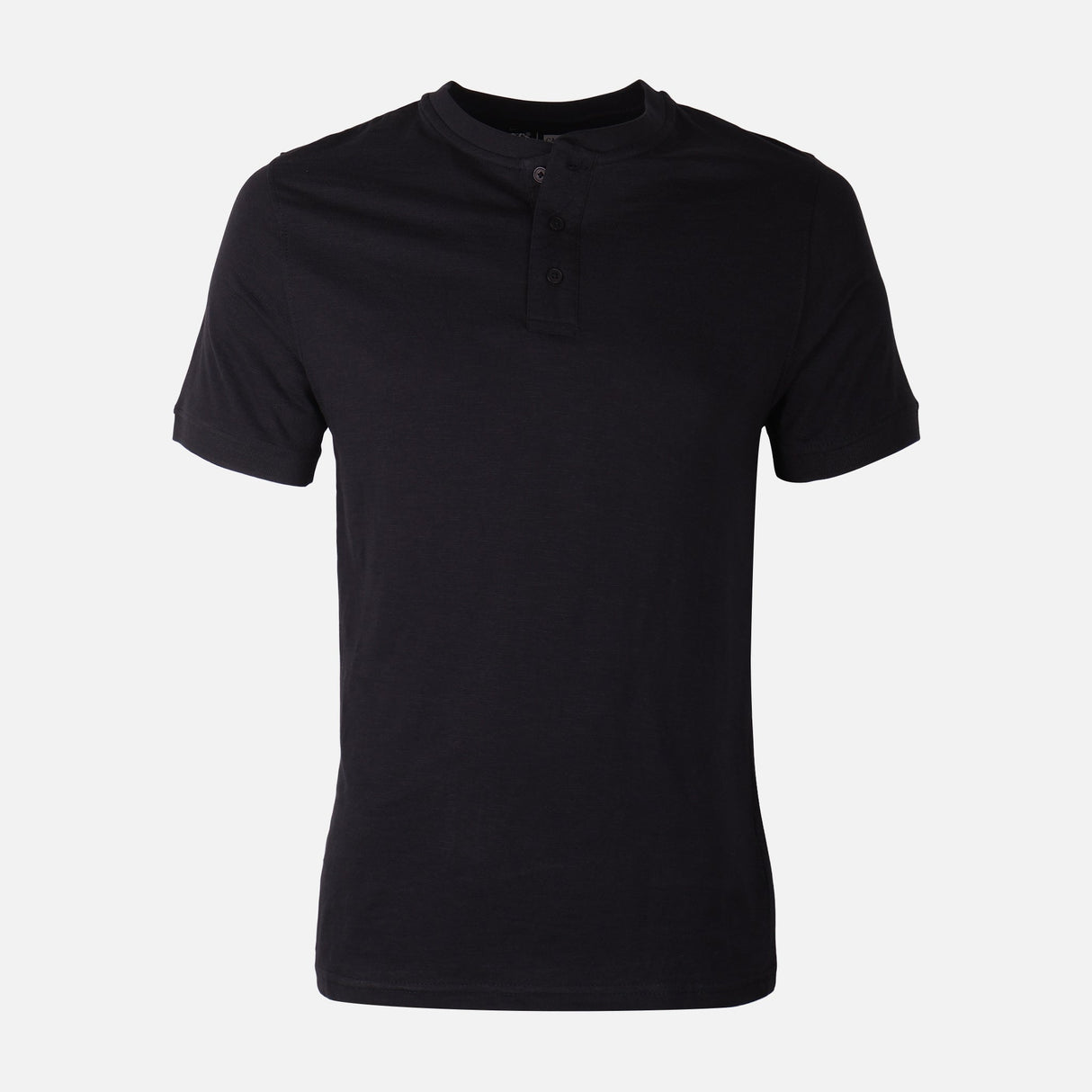 Men Basic Slub Short Sleeve Henley T-Shirt