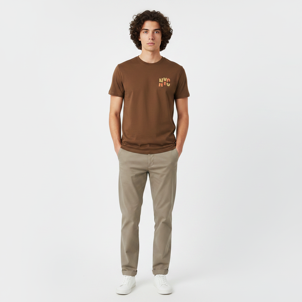 Men T-Shirt Round Neek