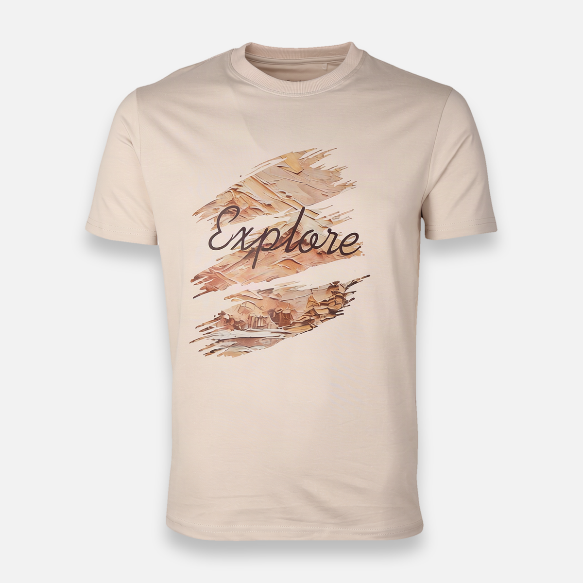 Men T-Shirt Round Neek