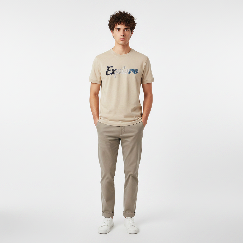 Men T-Shirt Round Neek
