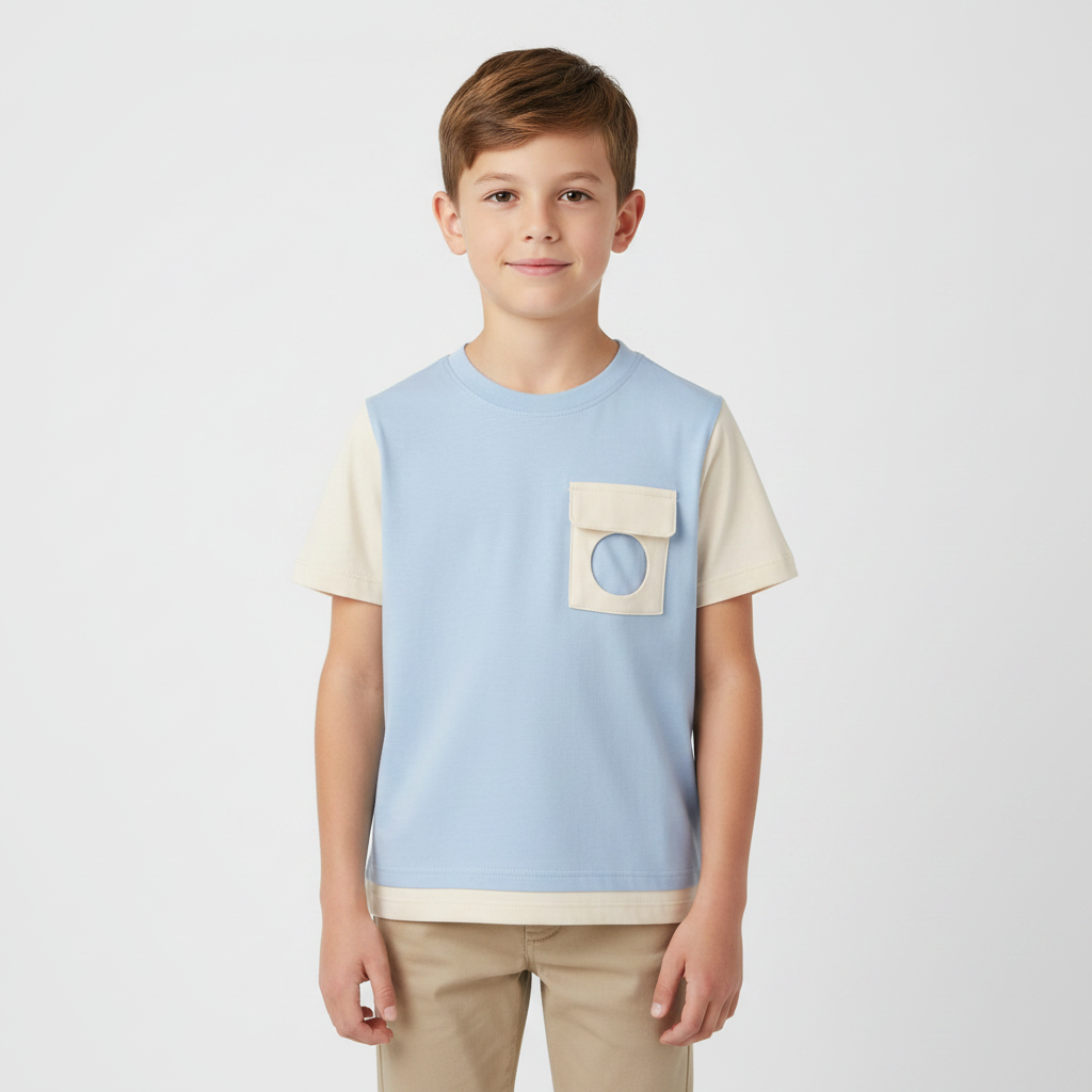 Boys T-Shirt Round Neck Short Sleeve