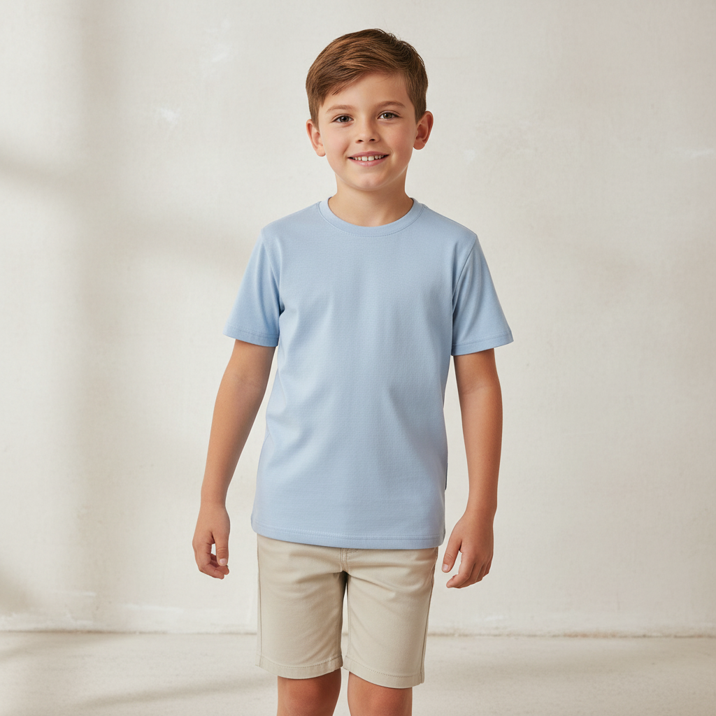 Boys Teens Basic-T-Shirt