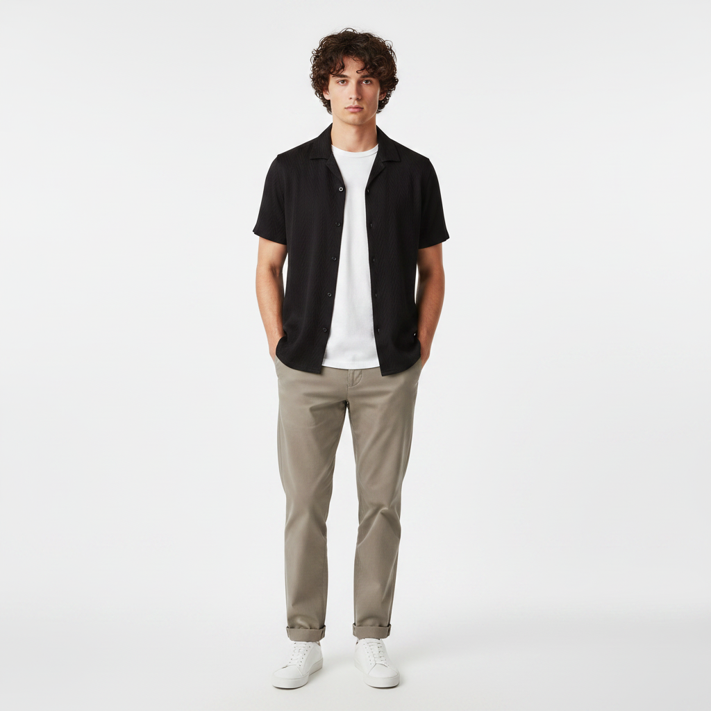 Men Resort Shirt Short Sleeve