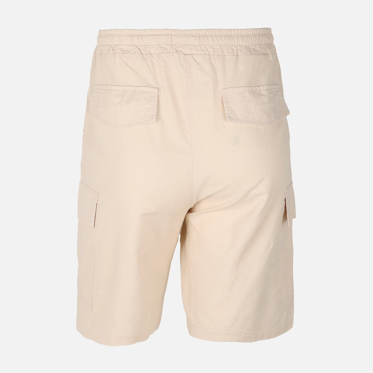 Men Linen Cargo Shorts