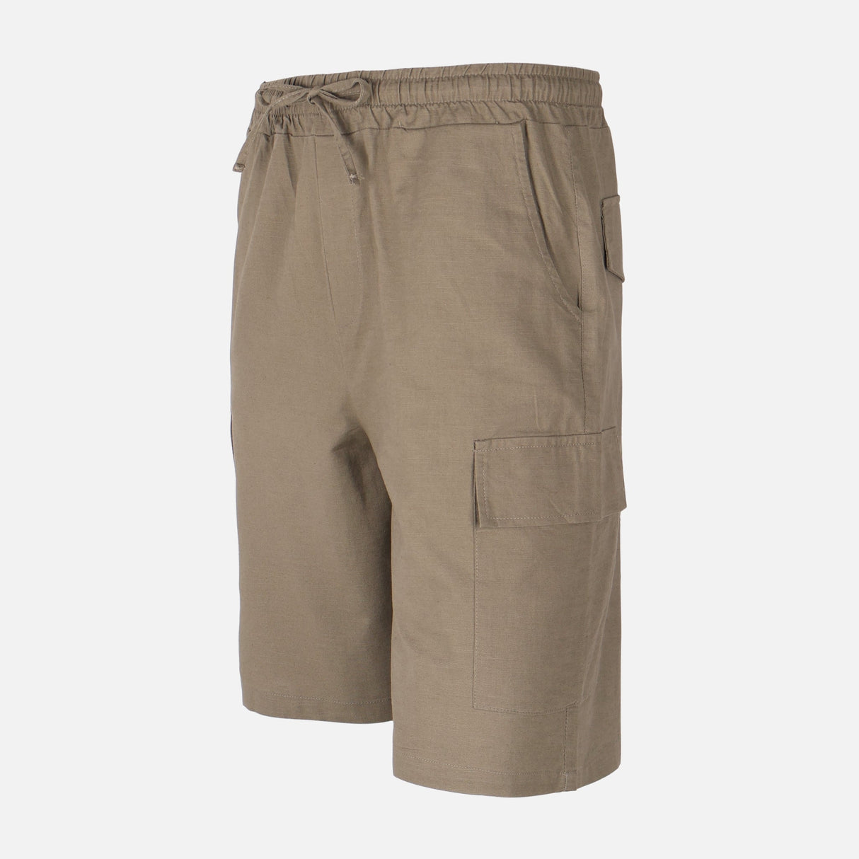 Men Linen Cargo Shorts