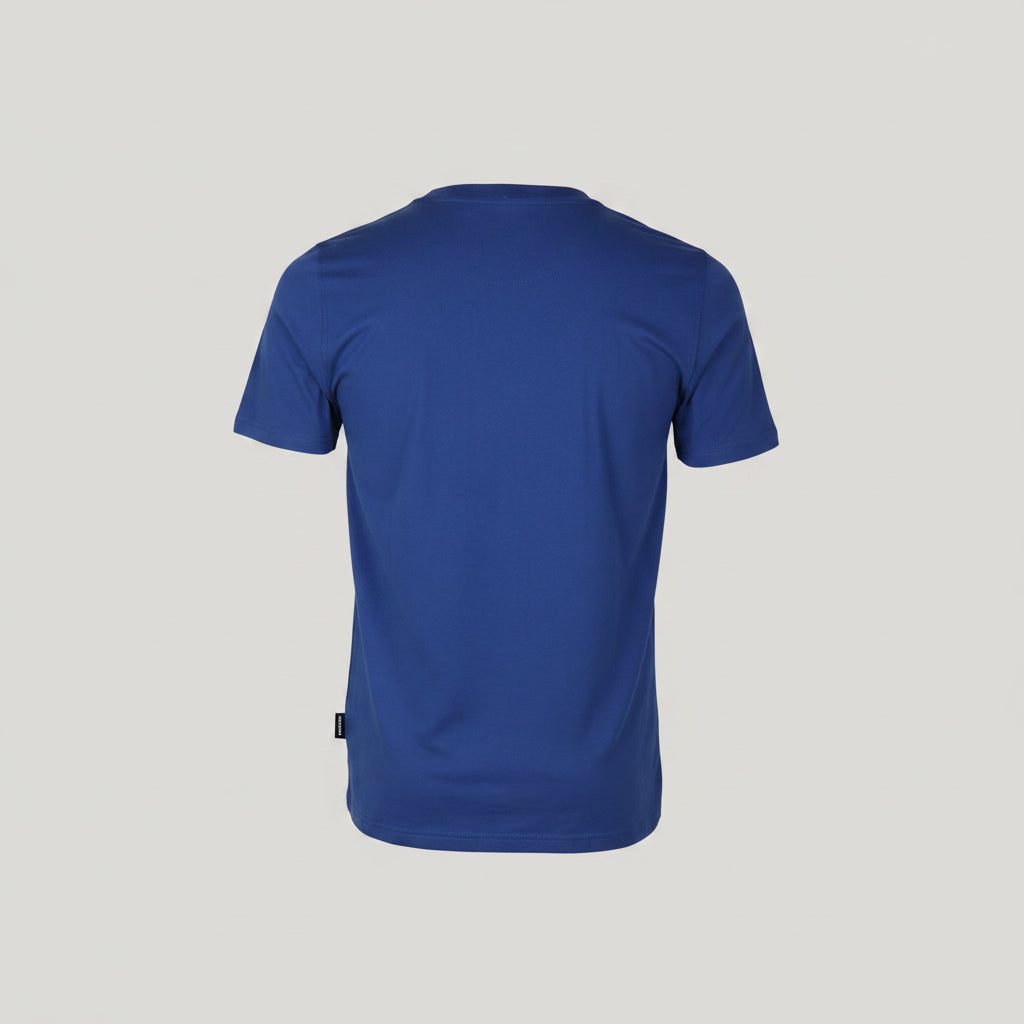 Men Basic Graphic T-Shirt Round Neck Short Sleeve