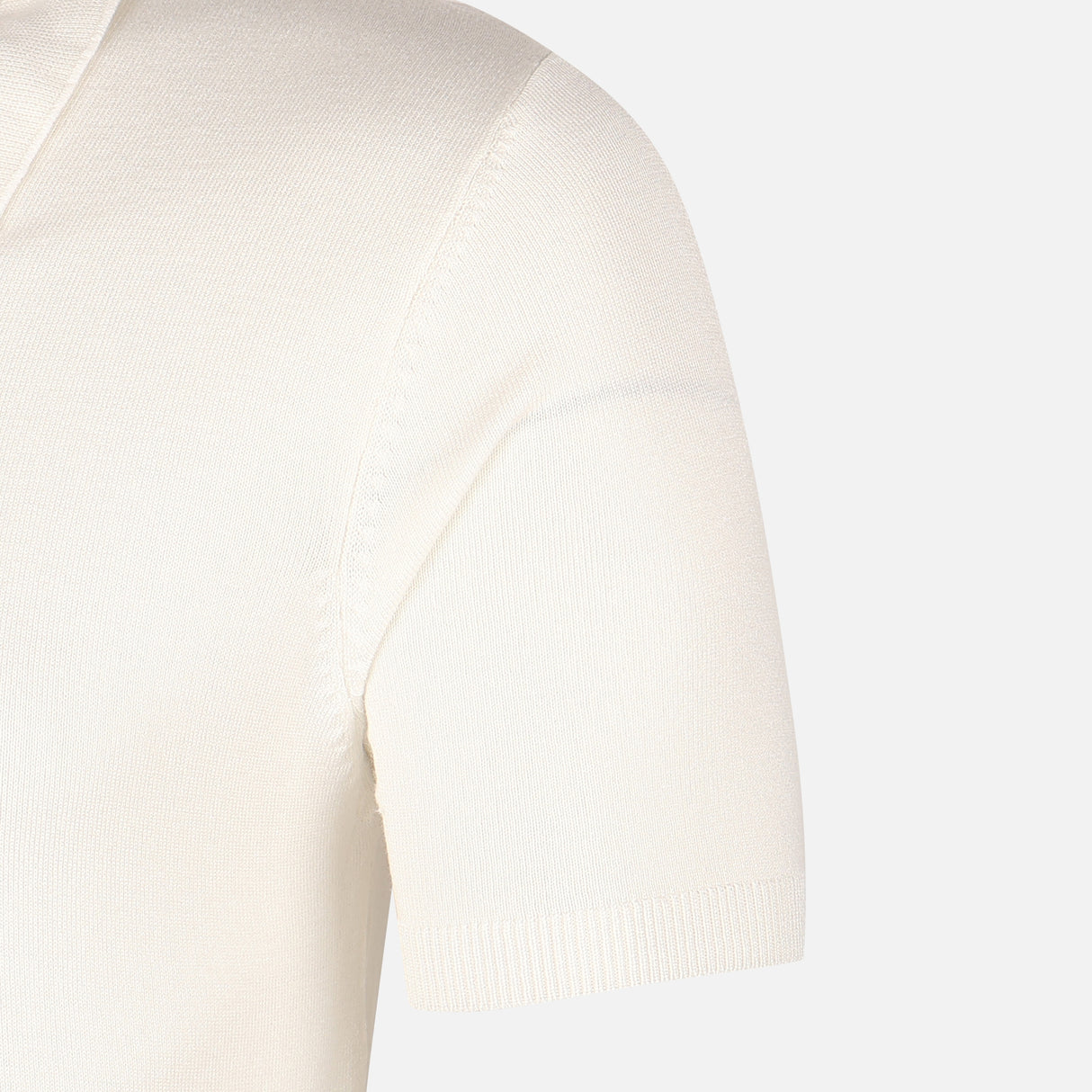 Mens Flat Knit Polo T-Shirt