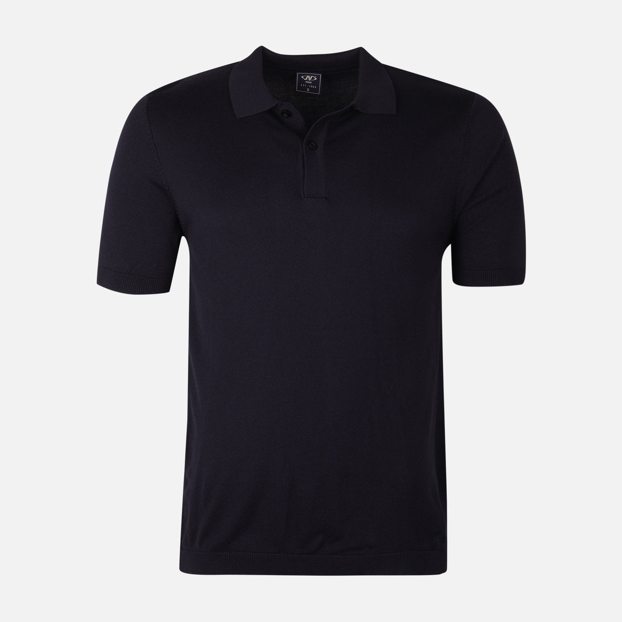 Mens Flat Knit Polo T-Shirt