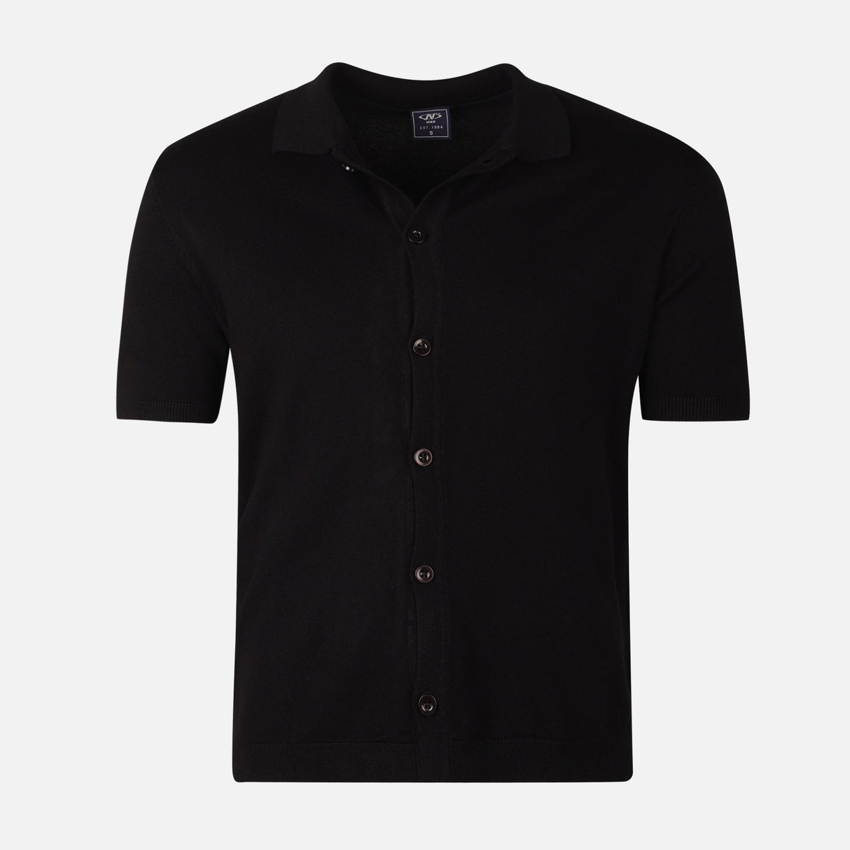 Mens Flat Knit Short Sleeve Shirt