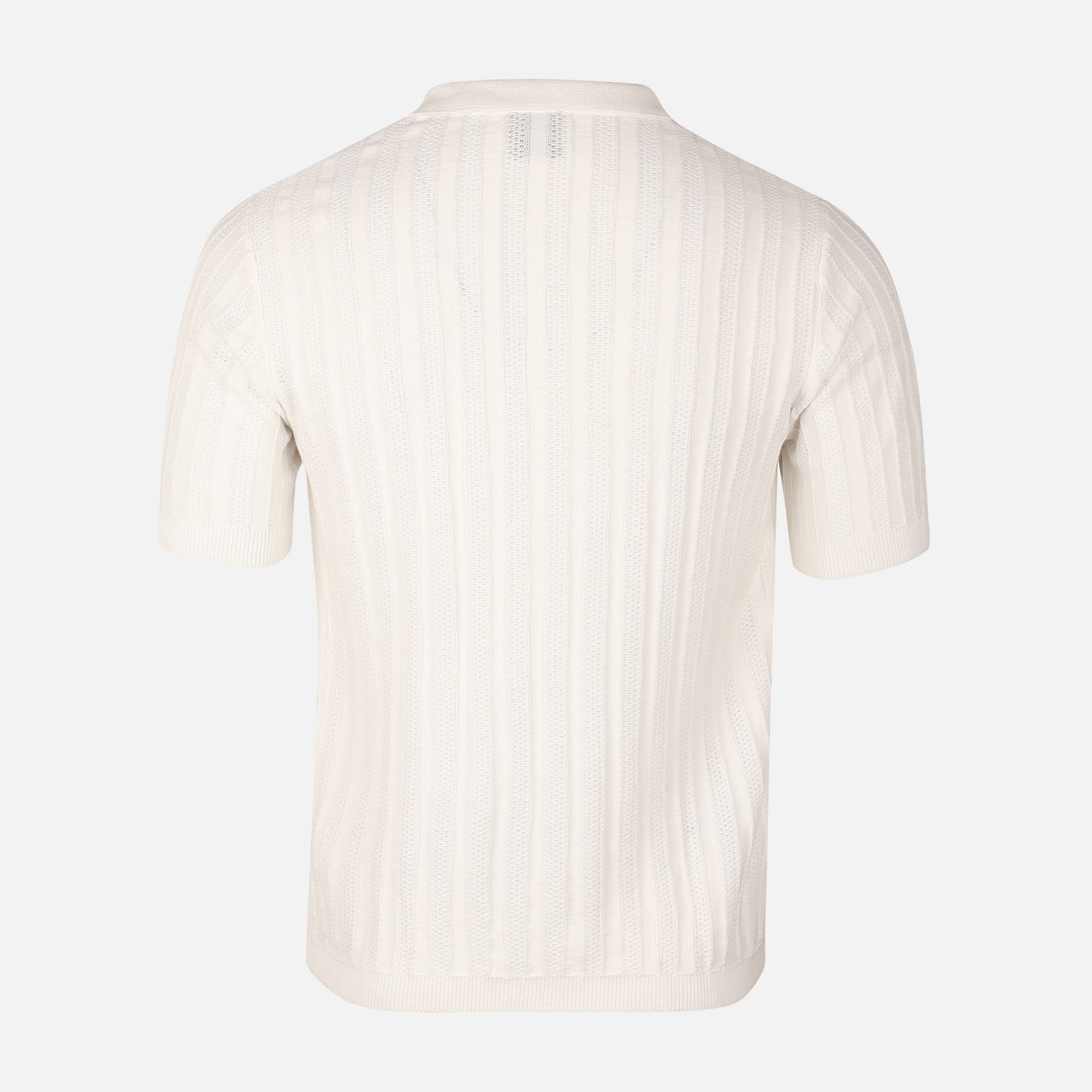Mens Flat Knit Polo T-Shirt