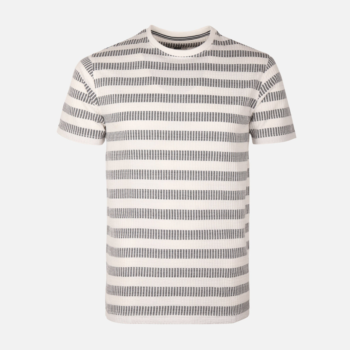Men Structured T-Shirt Short Sleeve