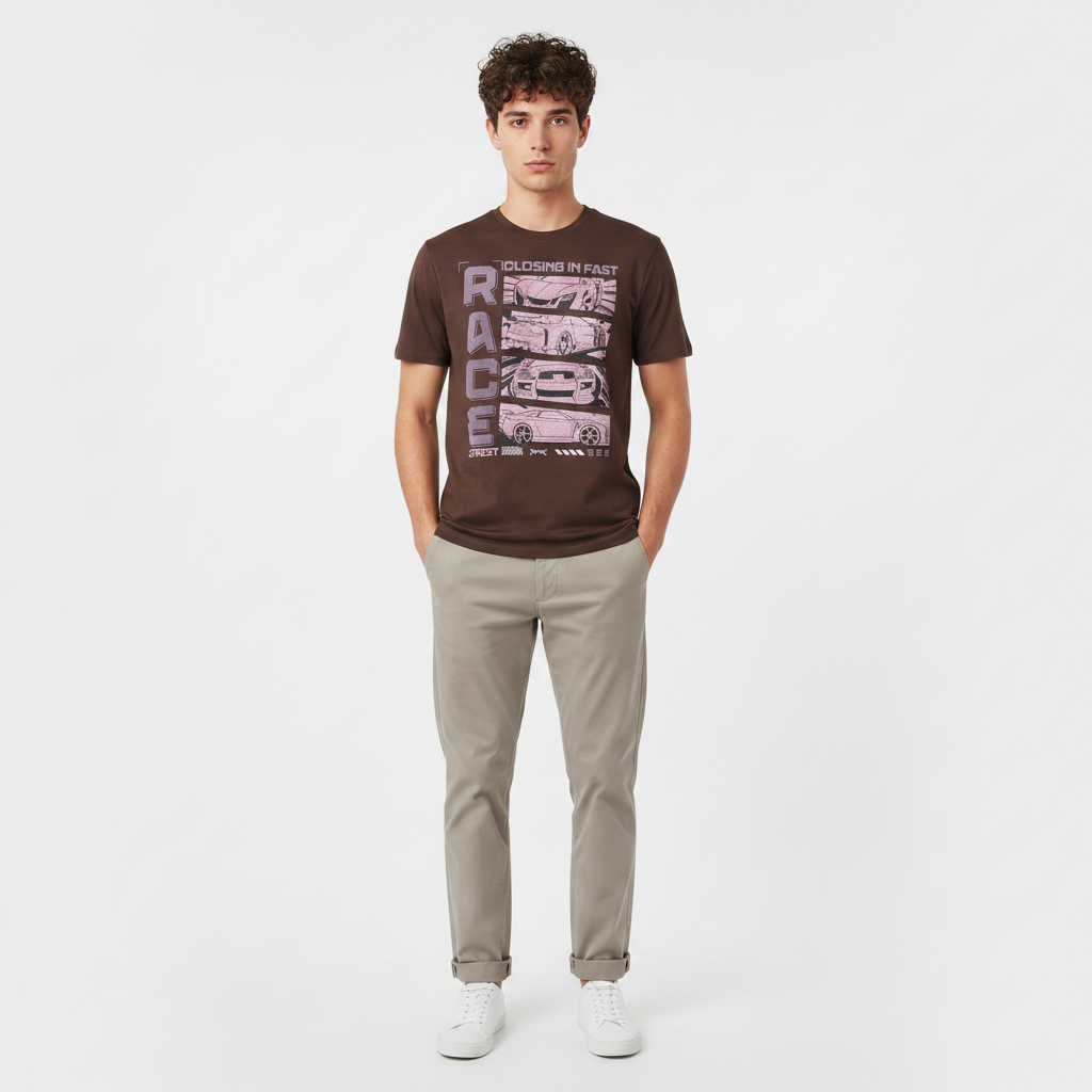 Men T-Shirt Round Neck