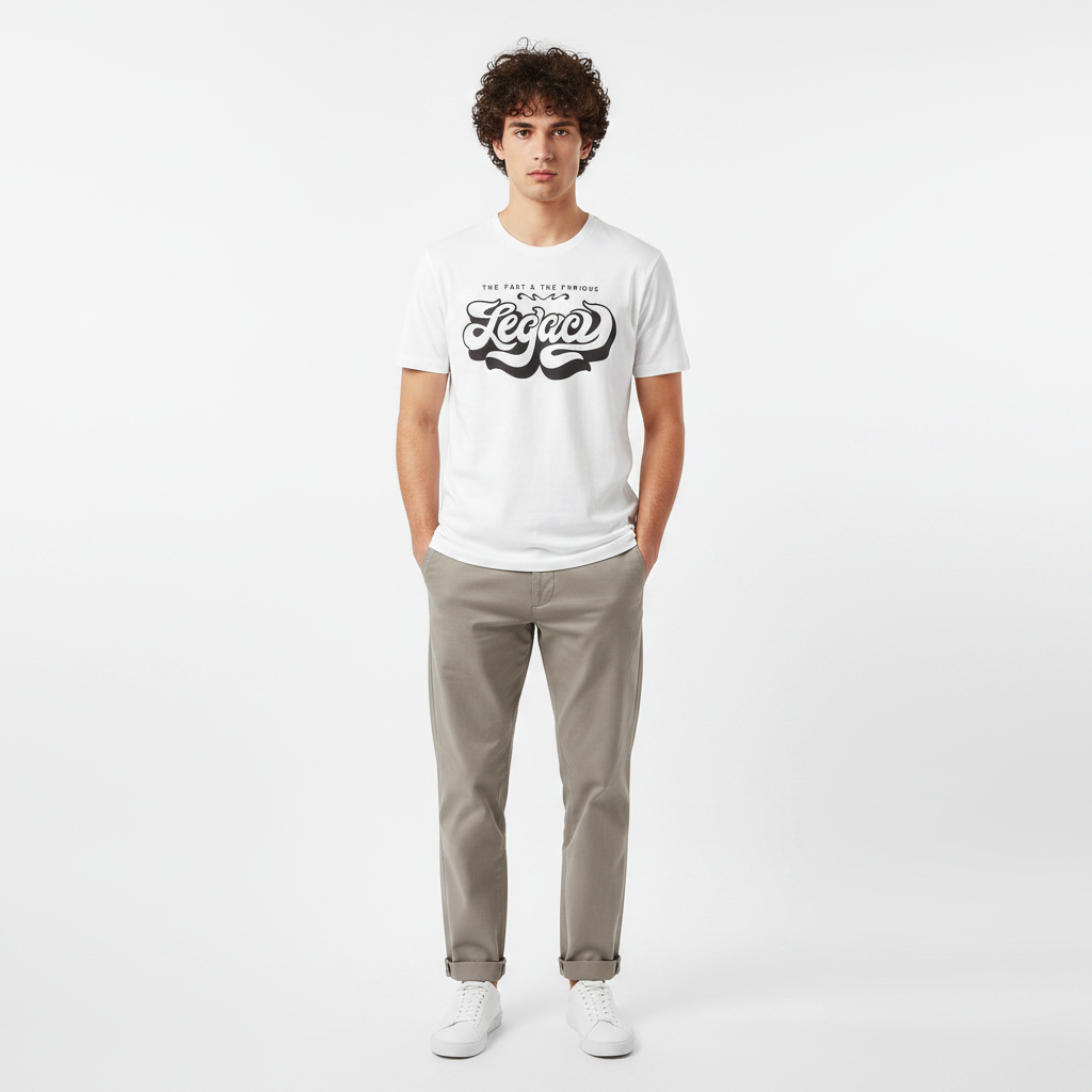 Men T-Shirt Round Neck