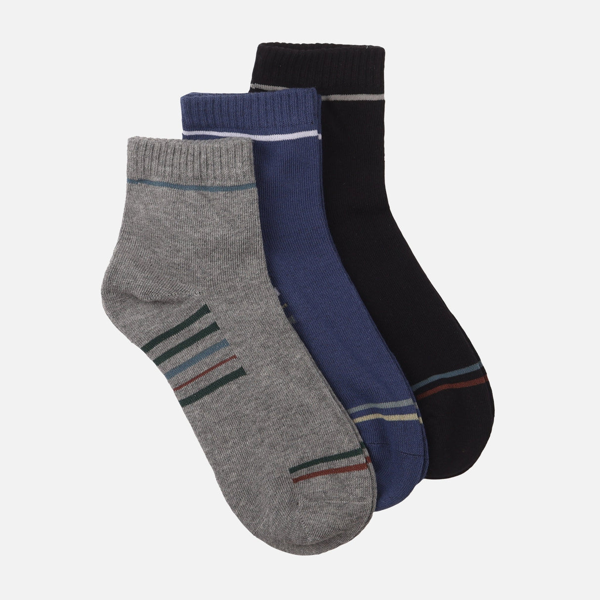 Men Quarter Socks 3 Pairs