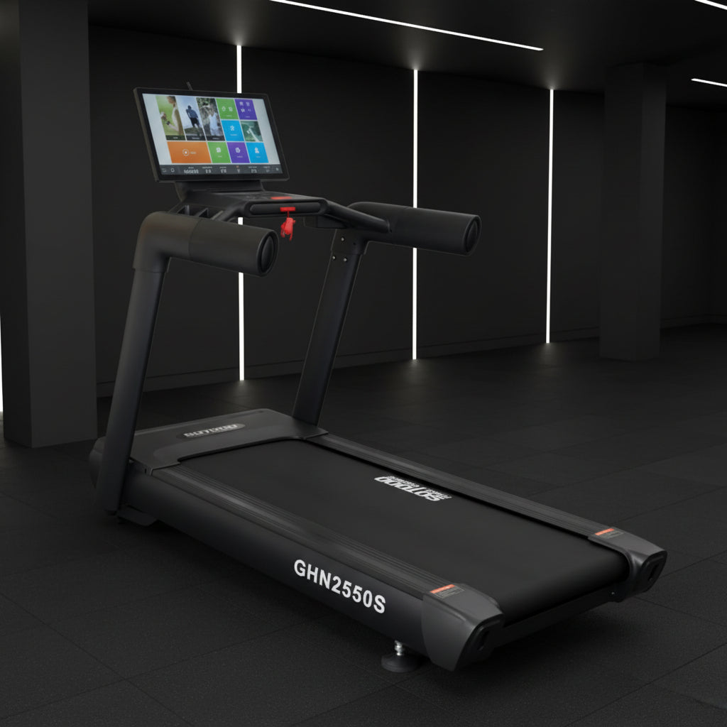 GHN-2550S Electric Treadmill With 3HP Ac Motor And Display Screen