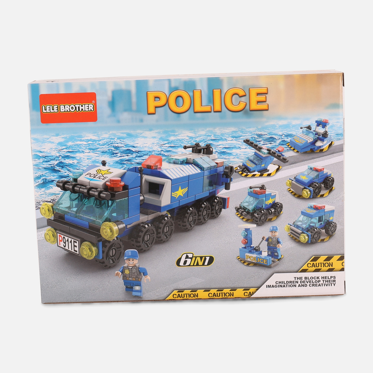 Kids Police Building Blocks Set 147 Pieces