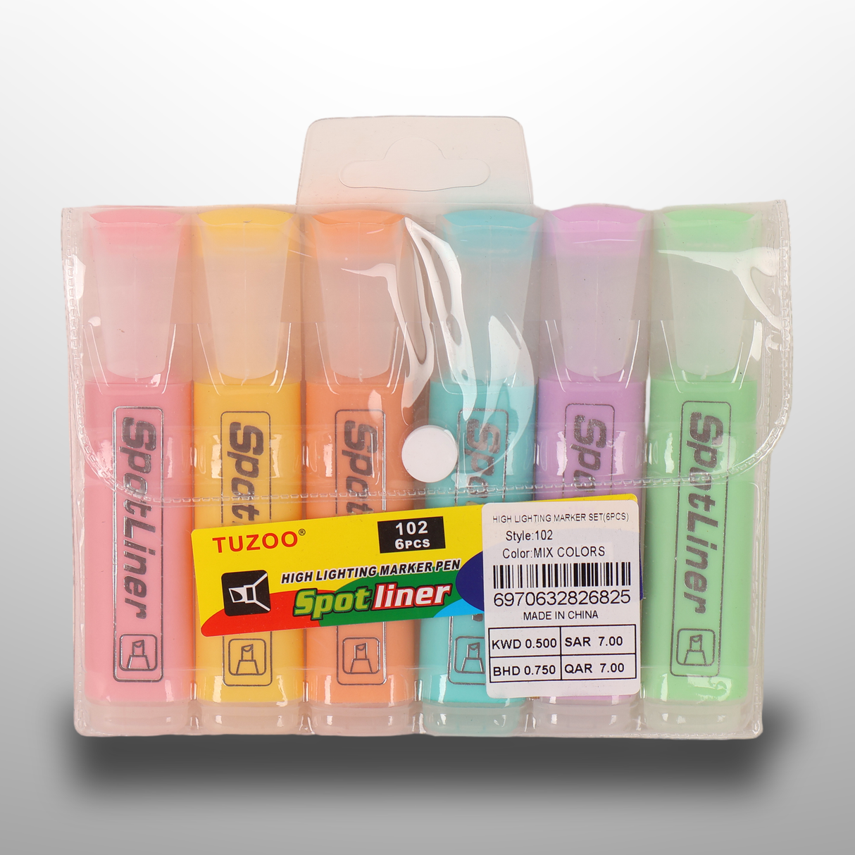 Highlighter Marker Set 6 Pcs
