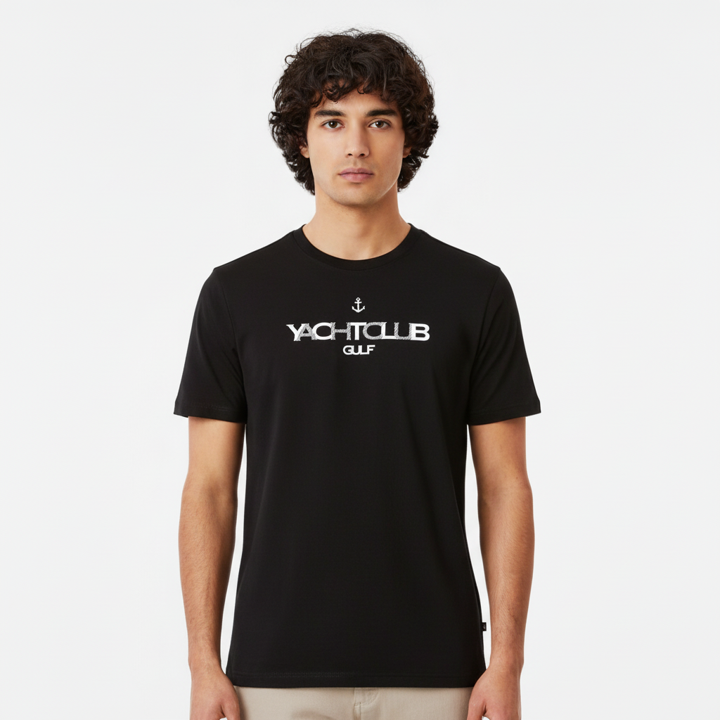 Men Basic T-Shirt Round Neck