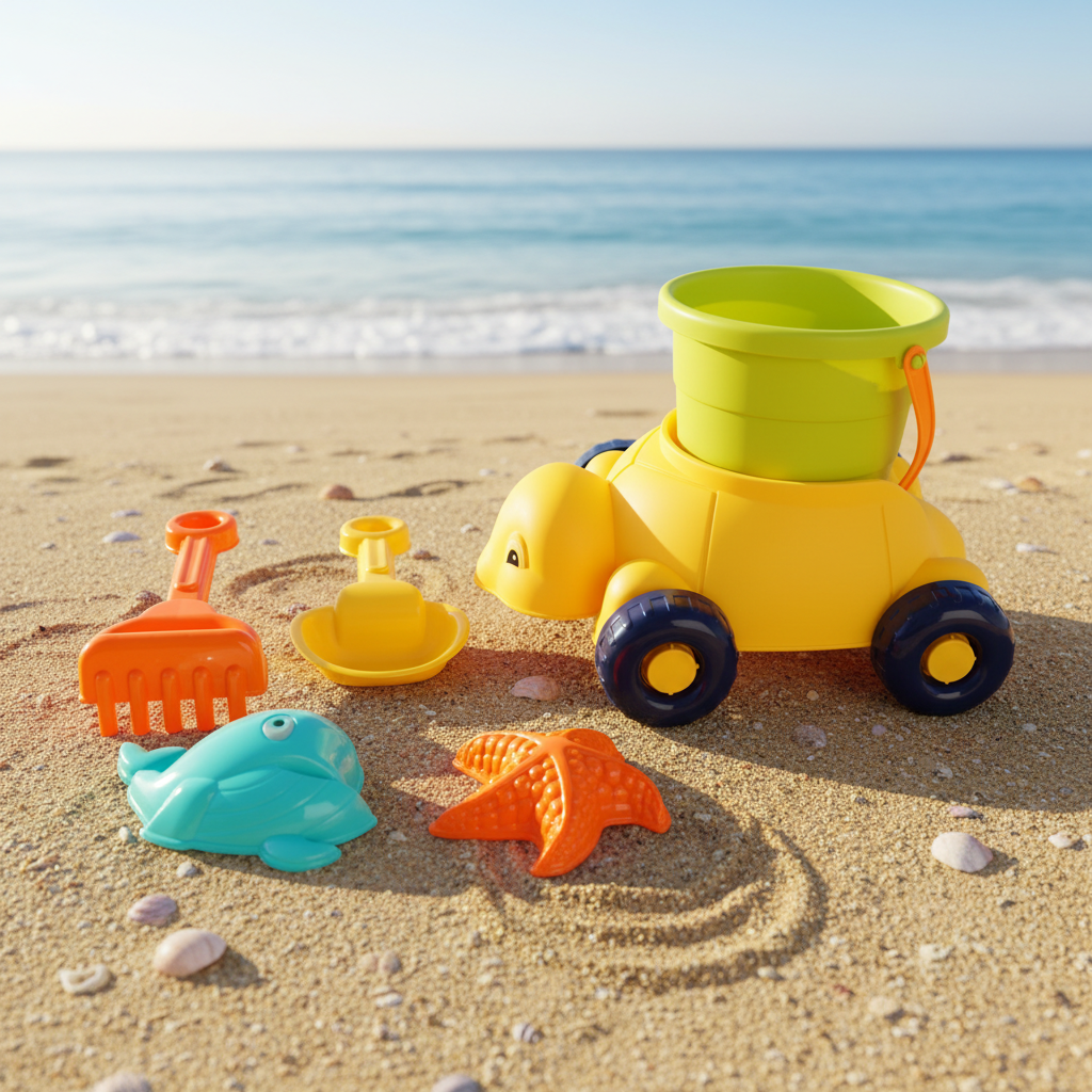 Kids Beach Toys Car Sets 8Pcs
