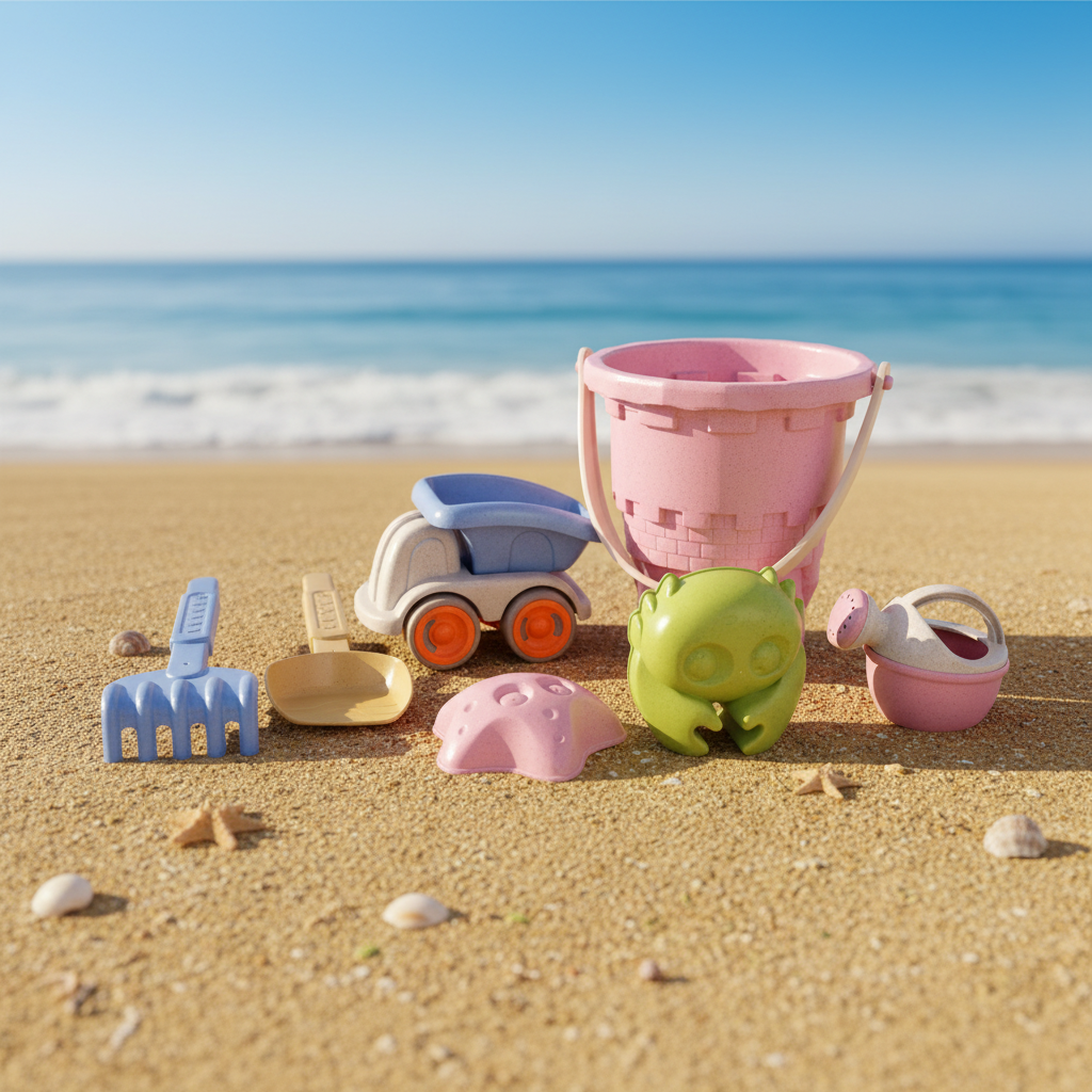 Kids Beach Toys Bucket Sets 7Pcs