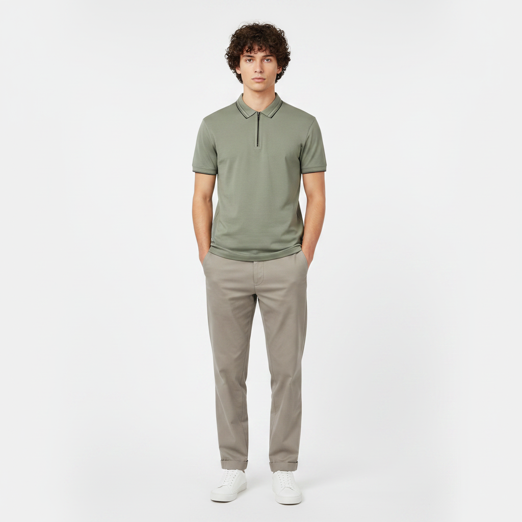Men Polo T-Shirt Short Sleeve