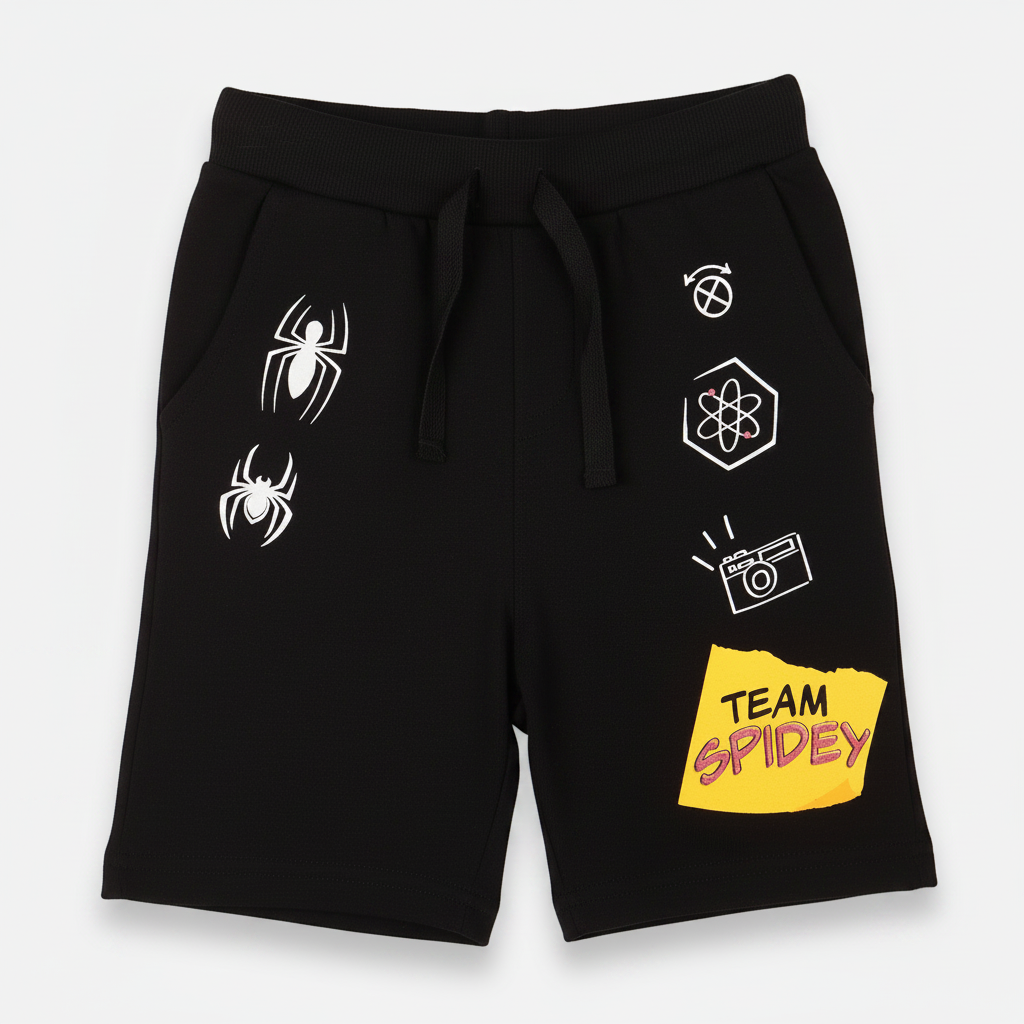 Spiderman Boys Regular Shorts