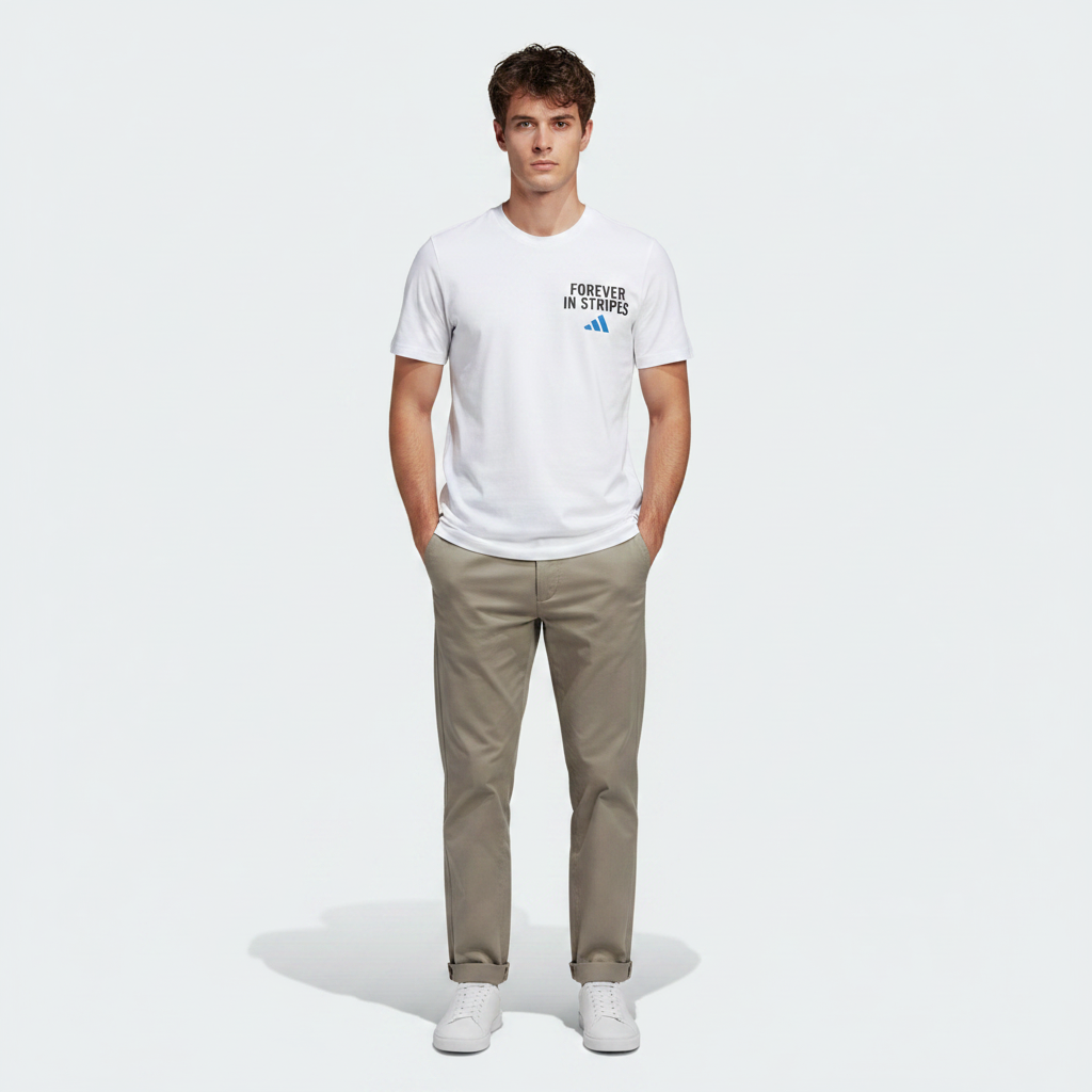 Men Forever In Stripes Graphic T-Shirt