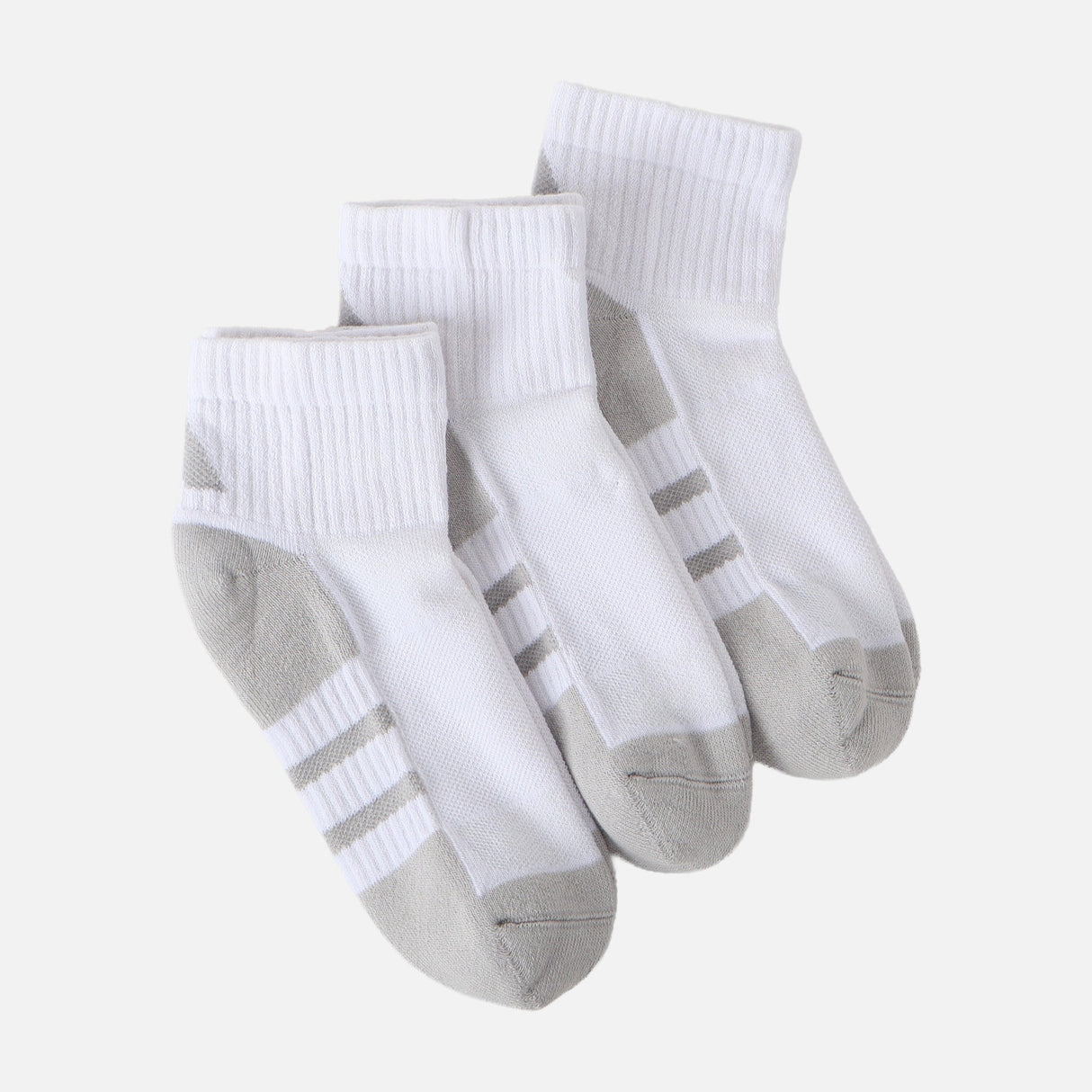 MEN ESSENTIAL CLIMACOOL QUARTER SOCKS 3 PAIRS