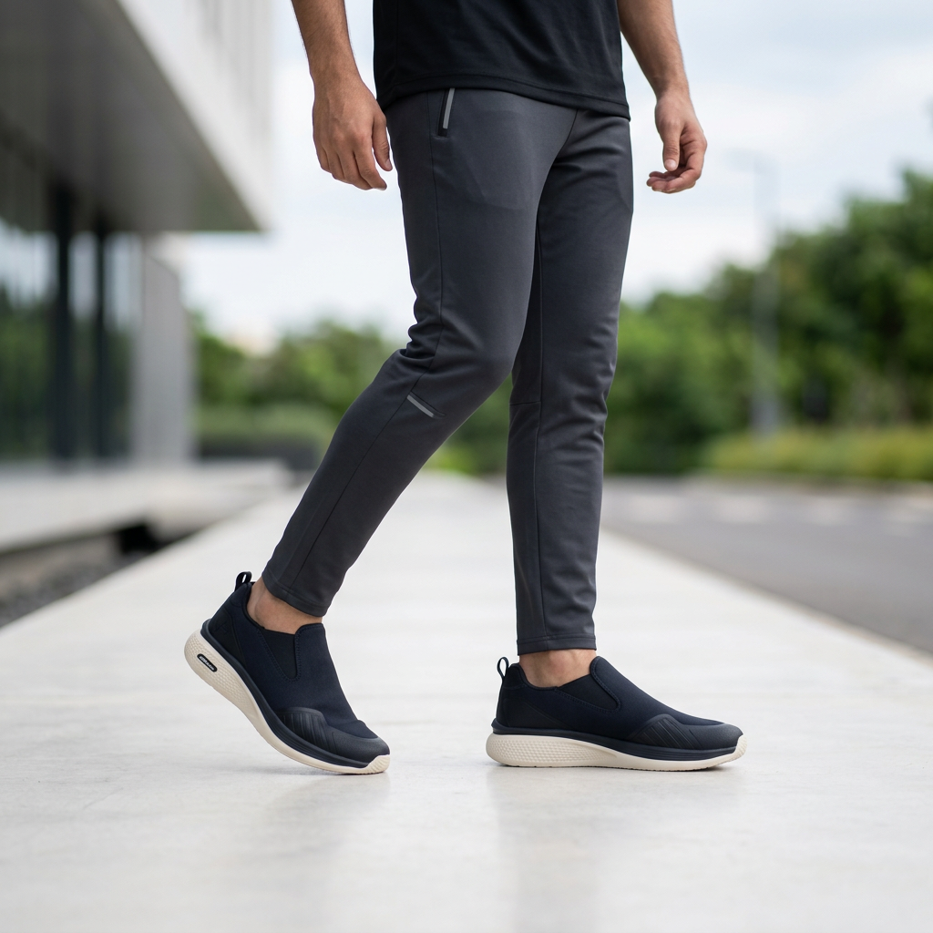 Men Slip-On Mesh Sports Shoes