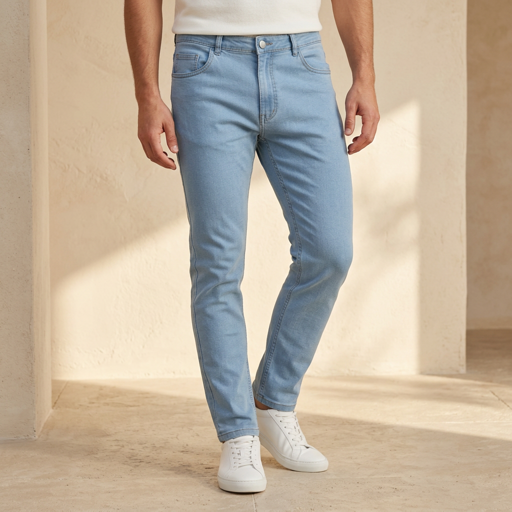 Men Regular Fit Denim Jeans
