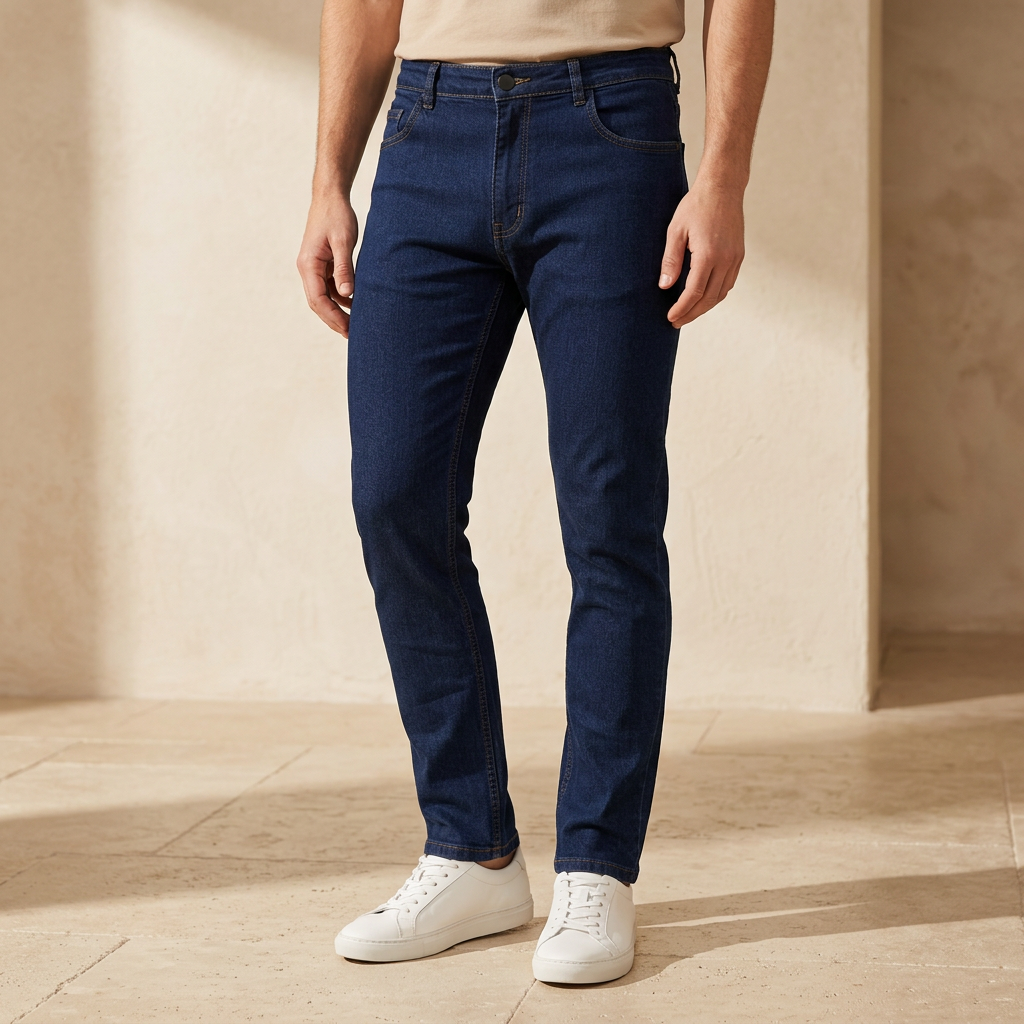 Men Regular Fit Denim Jeans