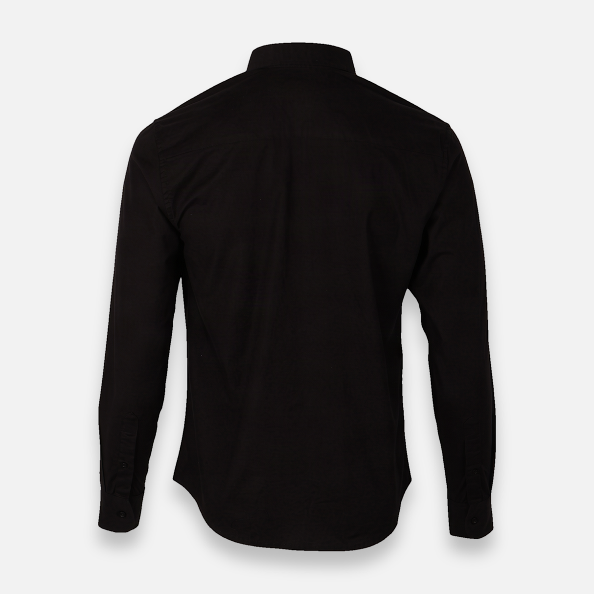 Men Basic Oxford Shirt Long Sleeve Spandex