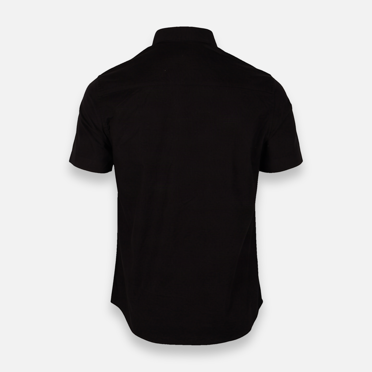 Men Basic Oxford Shirt Short Sleeve Spandex