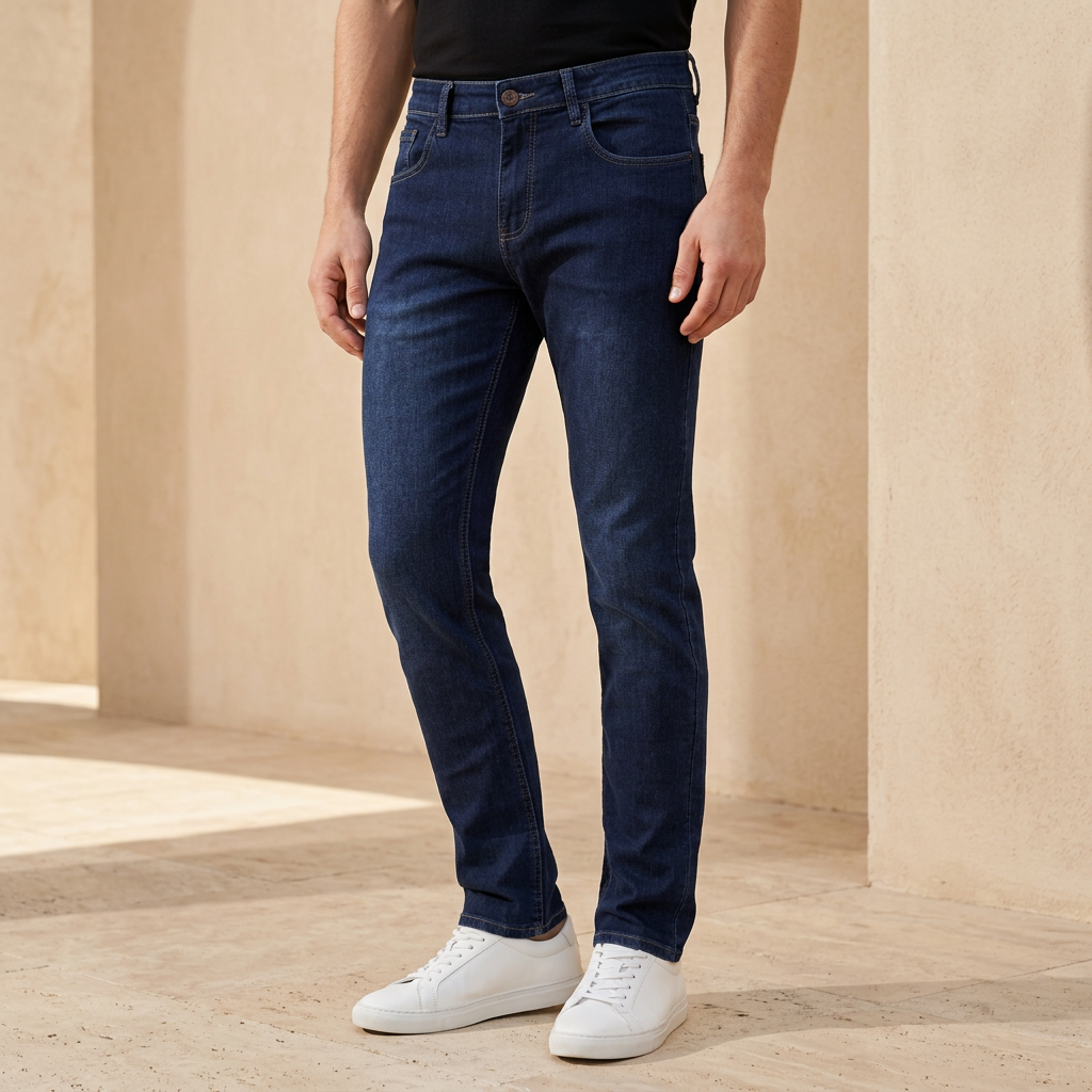 Men Regular Fit Denim Jeans