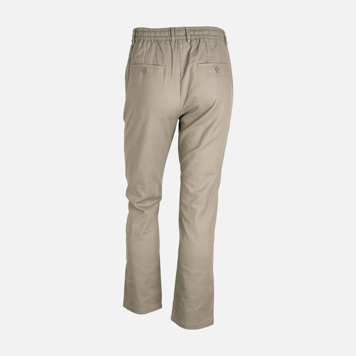 Men Regular Fit Linen Drawstring Pants