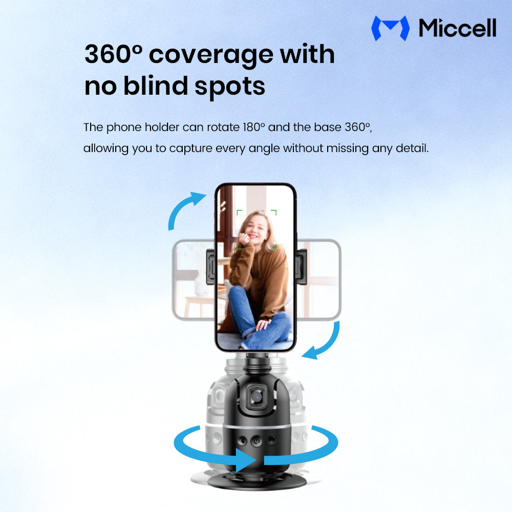 360° Ai Face Tracking Phone Mount