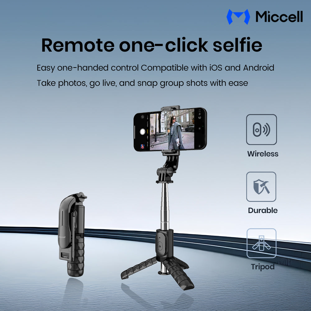 Mini Tripod Selfie Stick With Remote