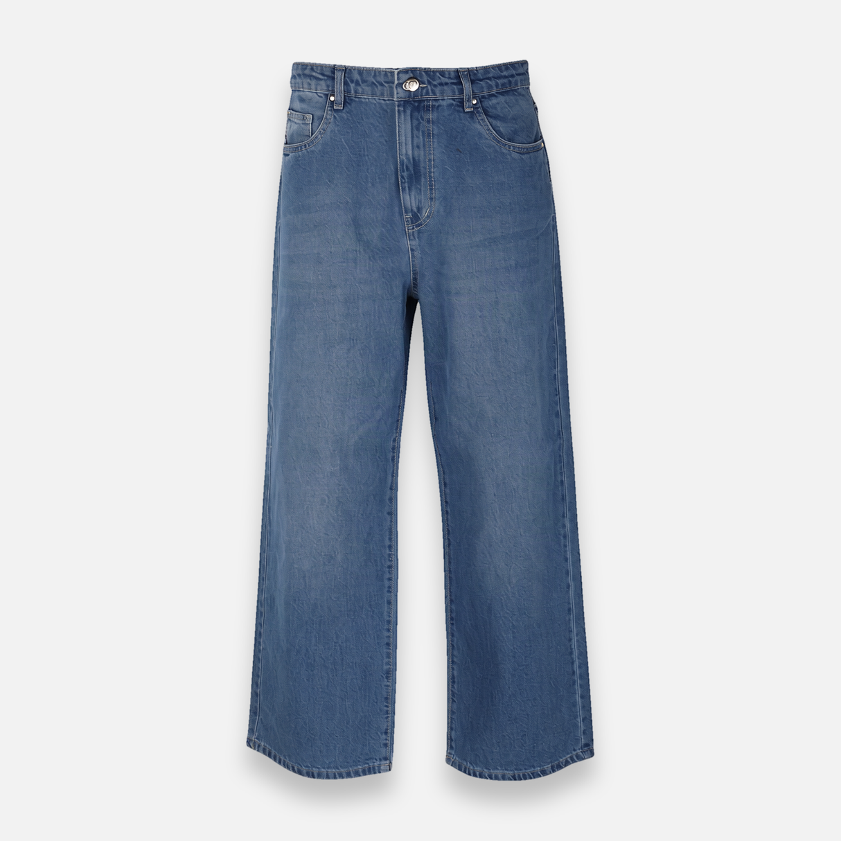 Womens Denim Pants Jeans Wide Leg