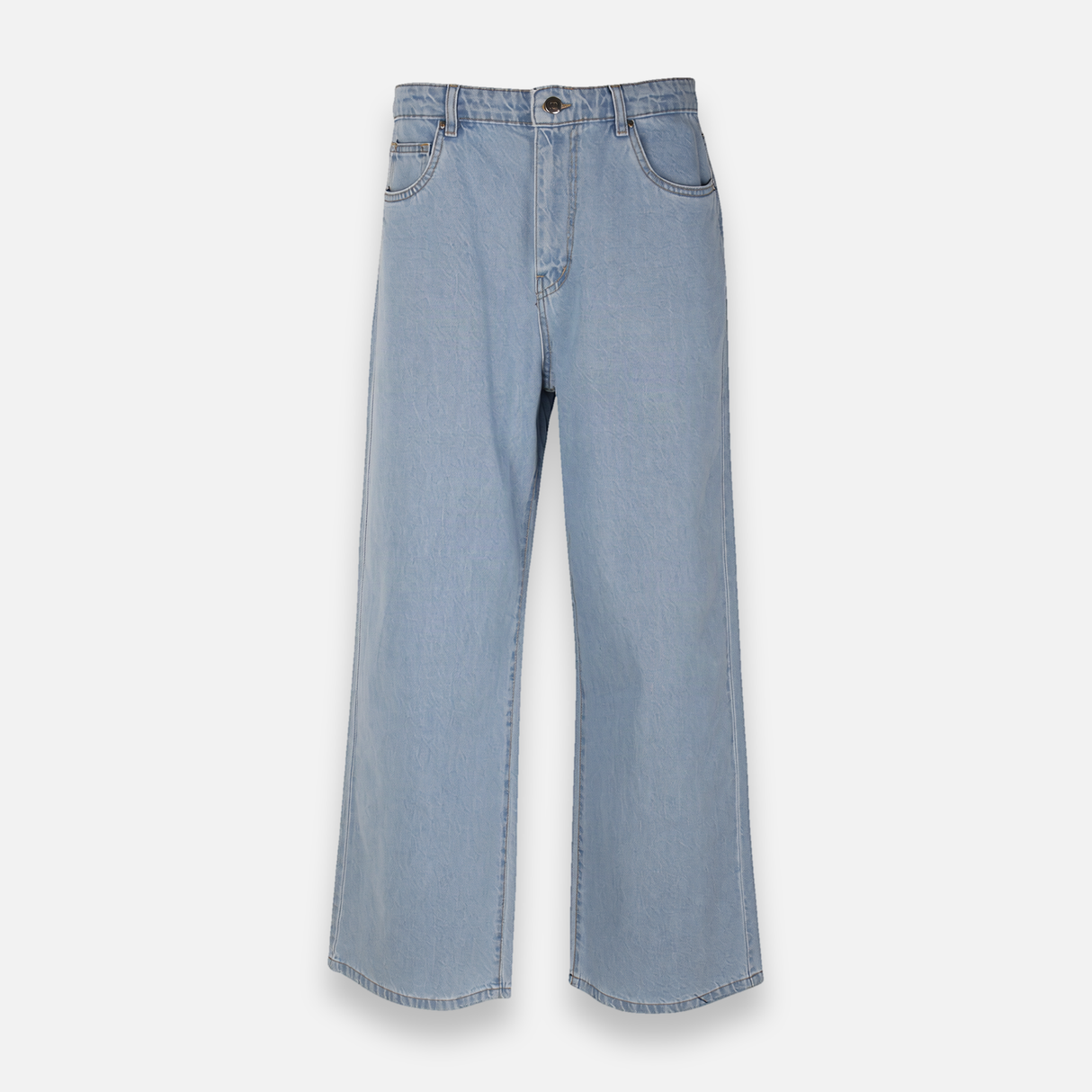 Womens Denim Pants Jeans Wide Leg