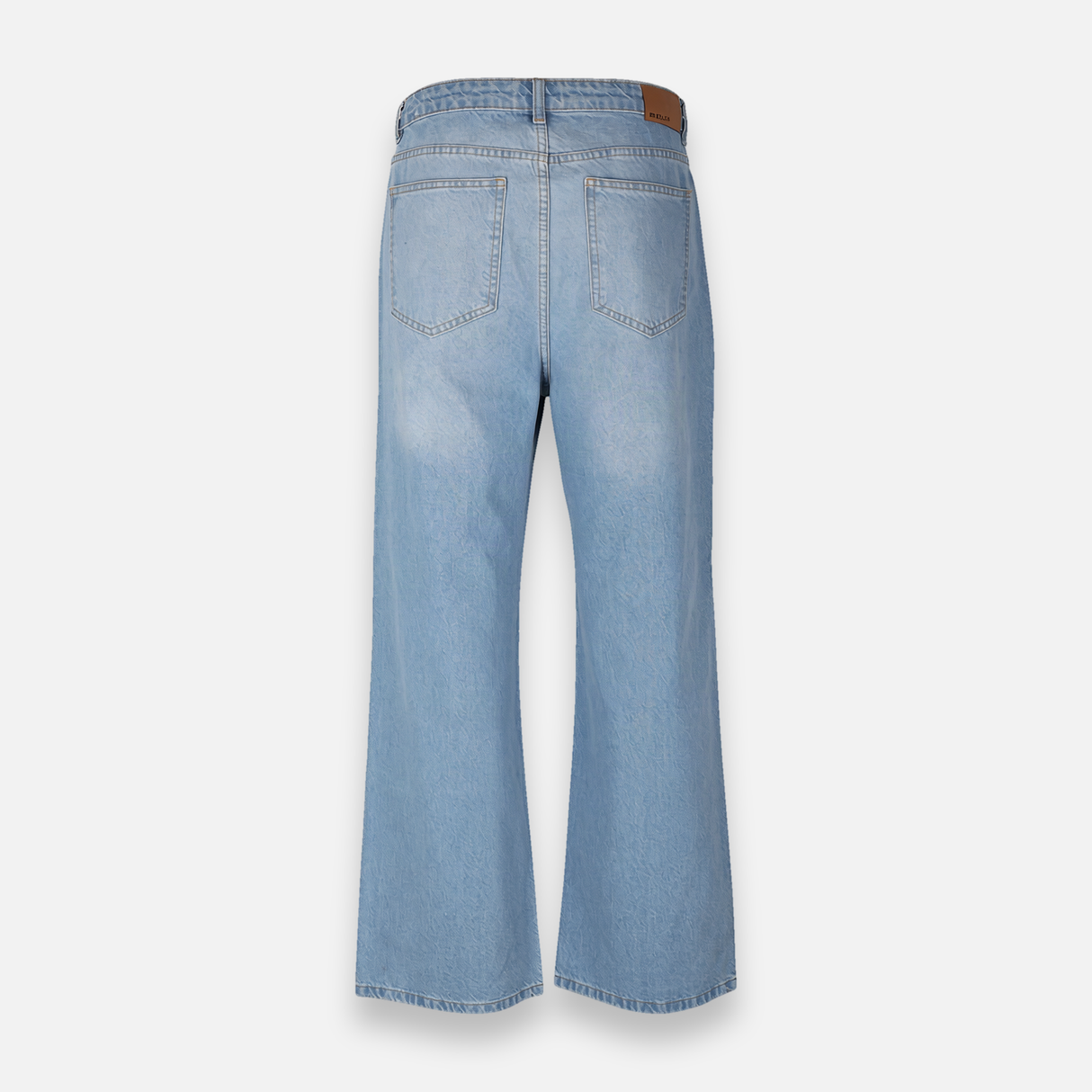 Womens Denim Pants Jeans Wide Leg