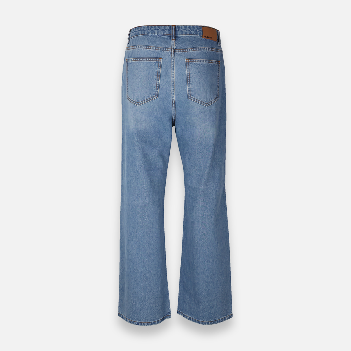Womens Denim Pants Jeans Wide Leg