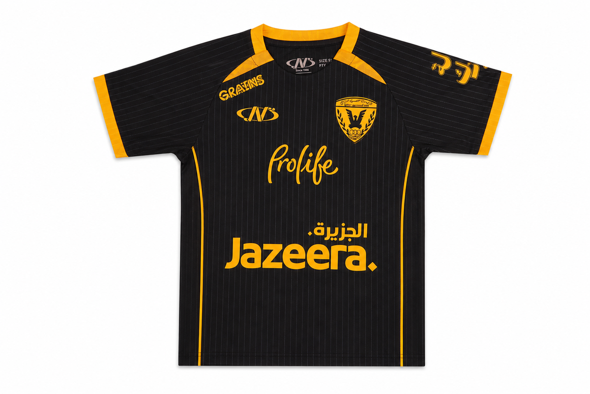 Boys Qadsia T-Shirt Short Sleeve - BLACK