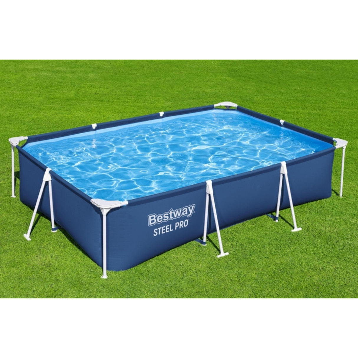 RECTANGULAR FRAME SWIMMING POOL SET 3.00Mx2.01M 66CM