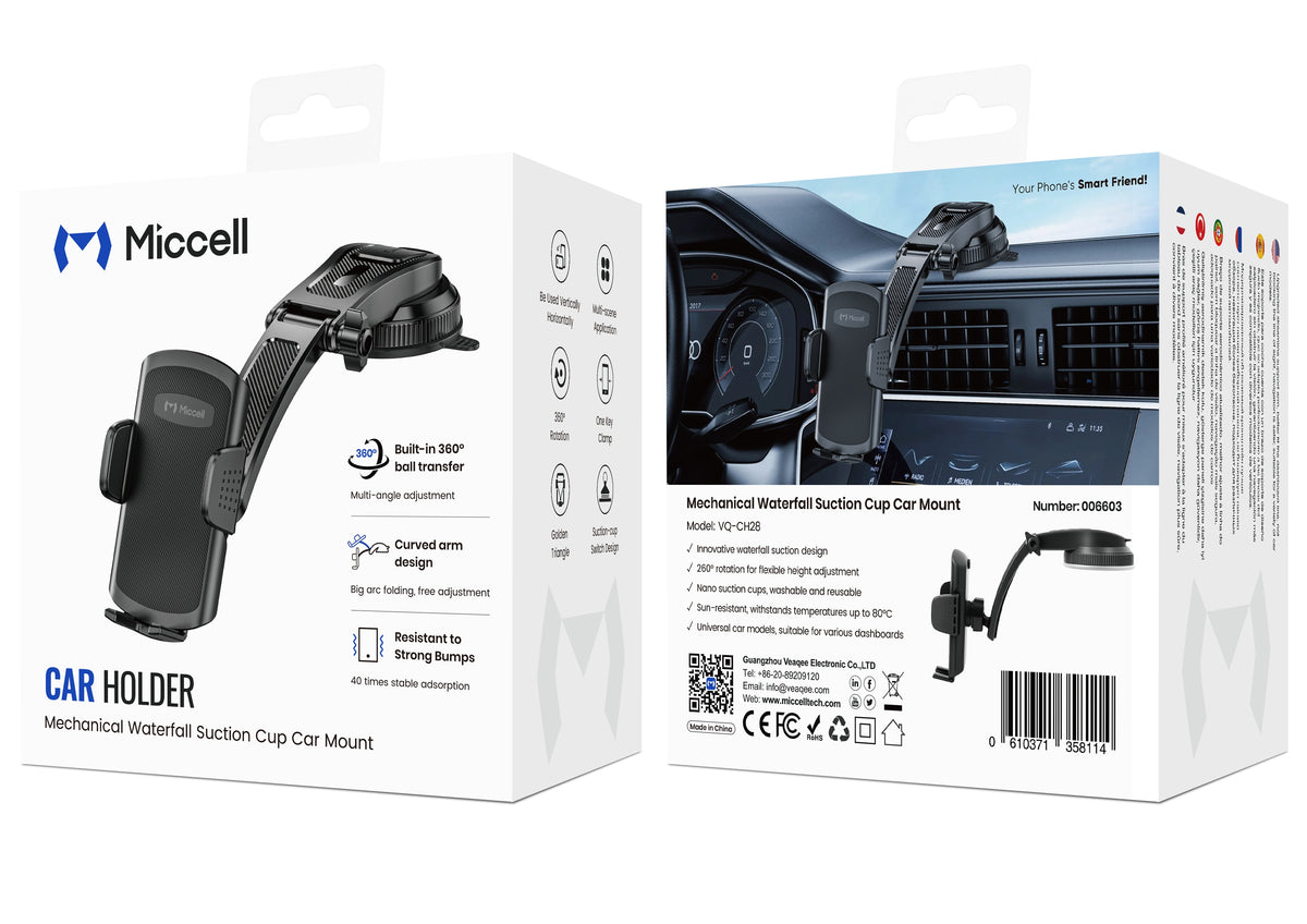 Universal Car Phone Holder – Suction Cup Adjustable