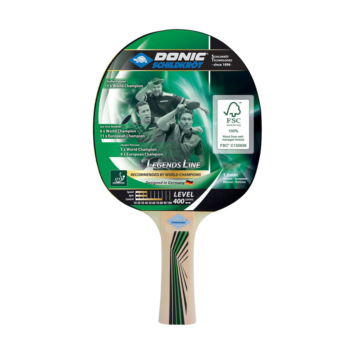 دونيك مضرب تنس طاولة قطعة واحدة