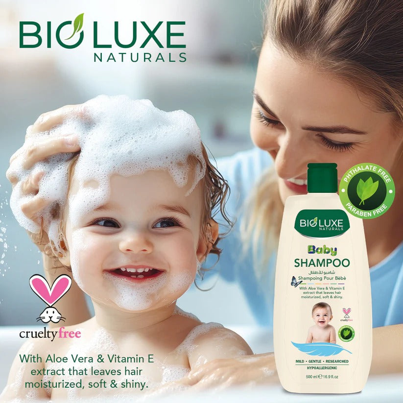 ALOE VERA & VITAMIN E BABY SHAMPOO 500ML
