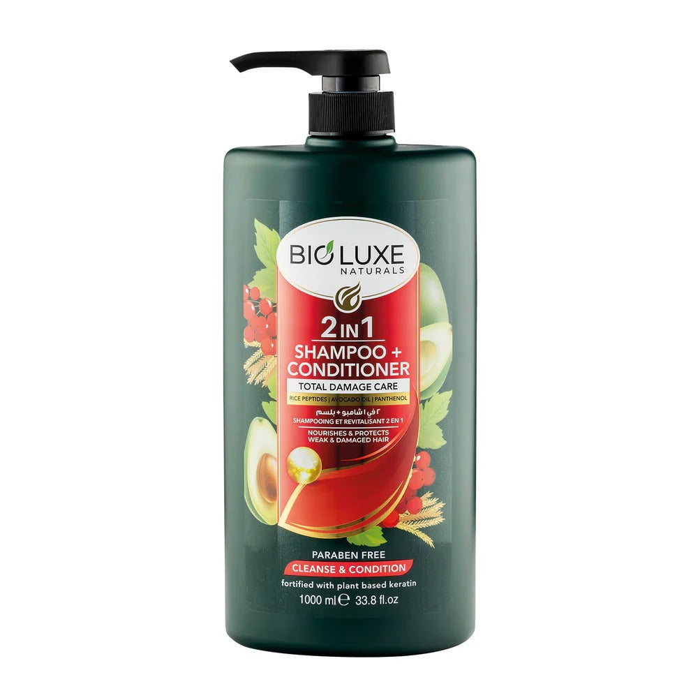 2 IN 1 SHAMPOO & CONDITIONER TOTAL DAMAGE CARE