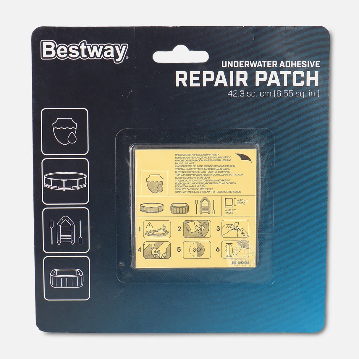 Underwater Adhesive Repair Patch (6.5X6.5 Cm)